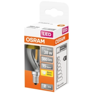 Led sphérique clair filament mirror or 4w e14 chaud boite d - OSRAM