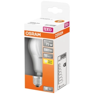 Led standard dépolie avec radiateur 10w e27 chd bte 1 - OSRAM
