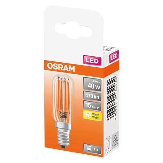 Led mini tube t26 clair filament 4w e14 chaud boite de 1 - OSRAM