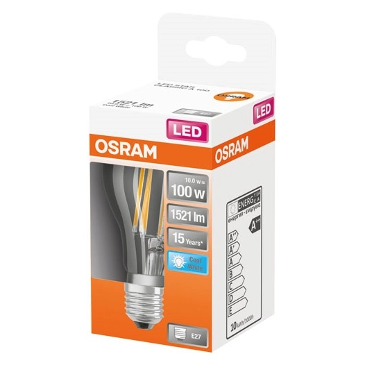 Led standard clair filament 11w e27 froid bte 1 - OSRAM