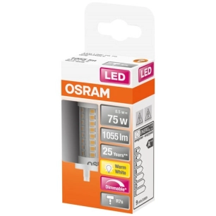 Led crayon 78mm variable 8.55w r7s chaud boite de 1 - OSRAM