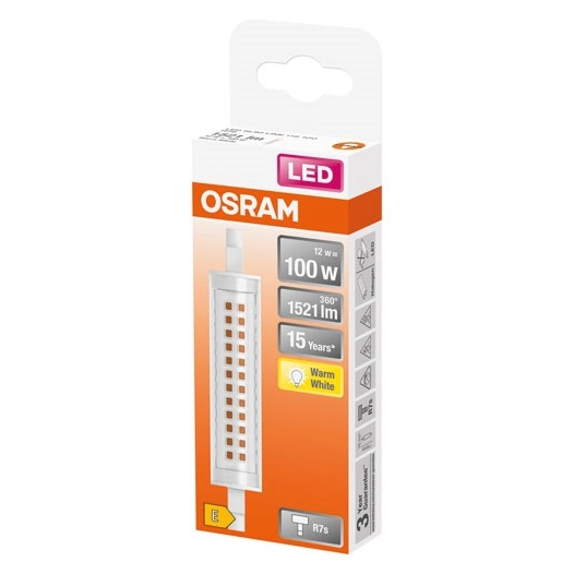 LED crayon slim R7S 78mm 11W chd bte 1 - OSRAM