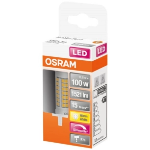 Led crayon variable 78mm 11.5w r7s chaud boite de 1 - OSRAM