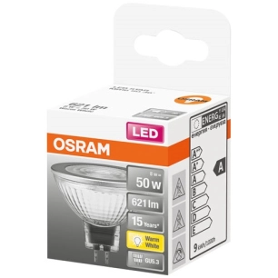 Spot mr16 led 36 verre 8w gu5.3 chaud boite 1 - OSRAM