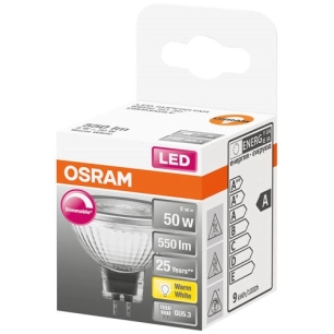 Spot mr16 led 36 verre variable 8w gu5.3 chaud boite 1 - OSRAM