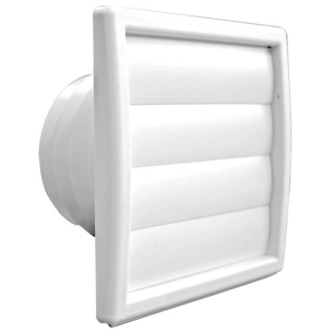 Clapet extérieur à volets blanc 100 à 130mm - AUTOGYRE