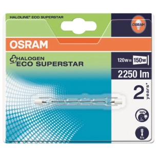 Tube r7s halogène 75mm 120W bl - OSRAM