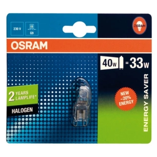Capsule G9 33W halogène 460lm superstar blister - OSRAM