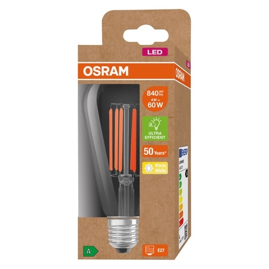 Led edison clair filament 4w e27 blanc chaud - OSRAM