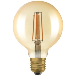 1906 globe 95mm clair filament variable or 6.5w e27 chaud b - OSRAM