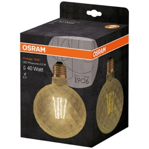Amp.led pinecone édition 1906 claire filament or 4.5W+40 E2 - OSRAM