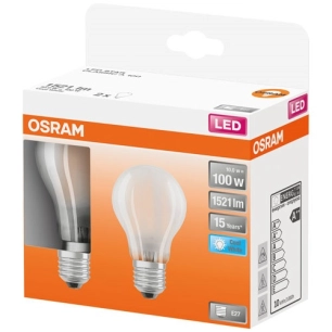 Led std full glass 10W E27 blanc froid boite 2 - OSRAM