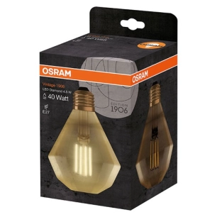 Amp.led diamond édition 1906 claire filament or 4.5W40 E27 - OSRAM