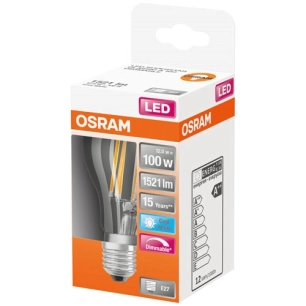 Led standard clair filament variable 12w e27 froid boite 1 - OSRAM