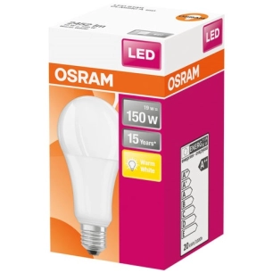 Led standard dépolie avec radiateur 20w e27 chaud boite 1 - OSRAM