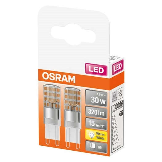 Led capsule clair 2.6w g9 chaud boite de 2 - OSRAM