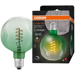 1906 led et124 clair fil vert var 4.5w e27 chaud - OSRAM