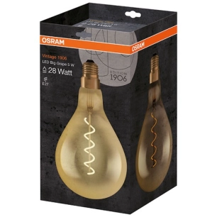 Amp.led standard 160mm édition 1906 claire filament or 5W2 - OSRAM