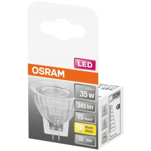 Spot mr11 led 36 verre 4.2w gu4 chaud boite 1 - OSRAM