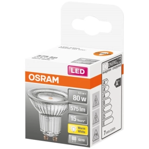 Spot par16 led 120 verre 6.9w gu10 chaud boite 1 - OSRAM