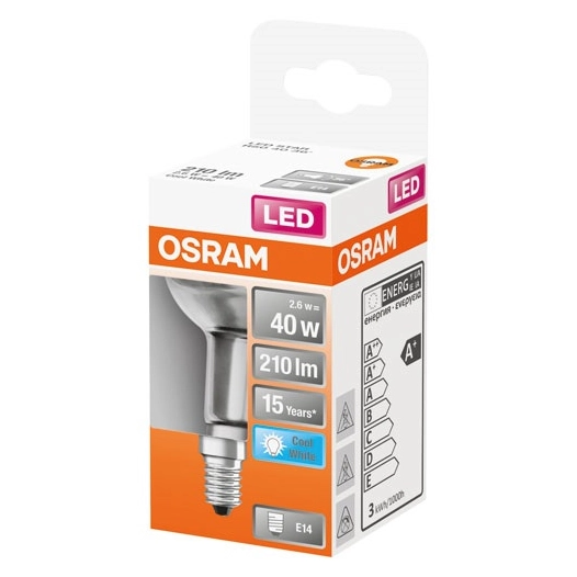 Spot r50 led verre clair 2.6w e14 froid bte 1 - OSRAM