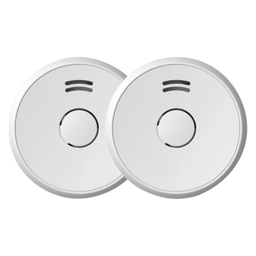 Détecteur fumée 1A 2xbatterie 9 volts lot de 2 - PROFILE