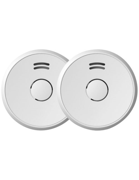 Détecteur fumée 1A 2xbatterie 9 volts lot de 2 - PROFILE