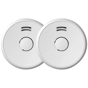 Détecteur fumée 1A 2xbatterie 9 volts lot de 2 - PROFILE