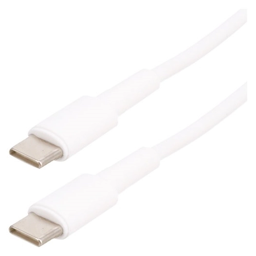 Cordon USB 2.0 - C M/M - 3A - blanc - 2m - ERARD