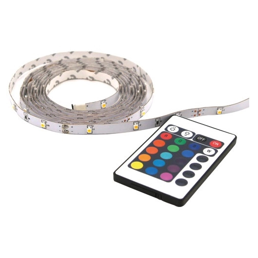 Ruban led strip RGB 2m télécommande IP20 - PROFILE
