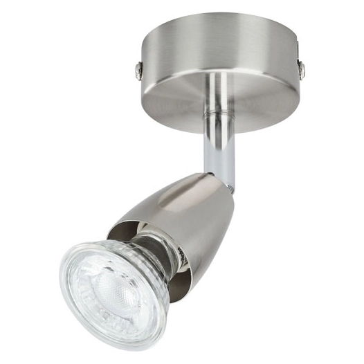 Spot mural led gu10 3w 230 lumens acier brossé - PROFILE