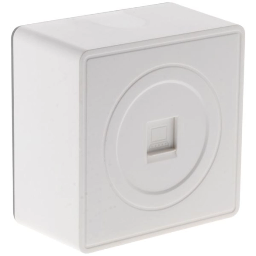 Prise RJ45 saillie vulco blanc sous film - ZENITECH
