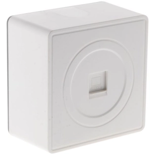 Prise RJ45 saillie vulco blanc sous film - ZENITECH