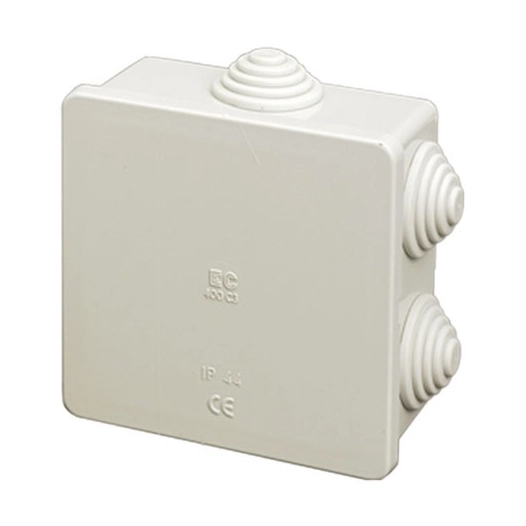 Boîte de dérivation carrée 80x80mm p.40mm vrac - ELECTRALINE