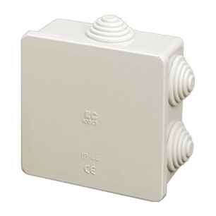 Boîte de dérivation carrée 80x80mm p.40mm vrac - ELECTRALINE