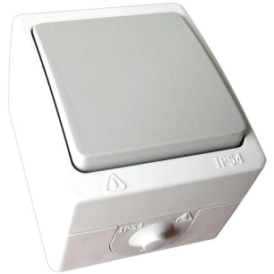 Interrupteur va et vient étanche IP54 s/film - HBF