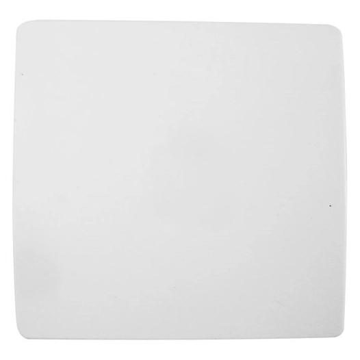 10 Plaque cache boîte 75x75 vis/griffes diwone blanc - HBF