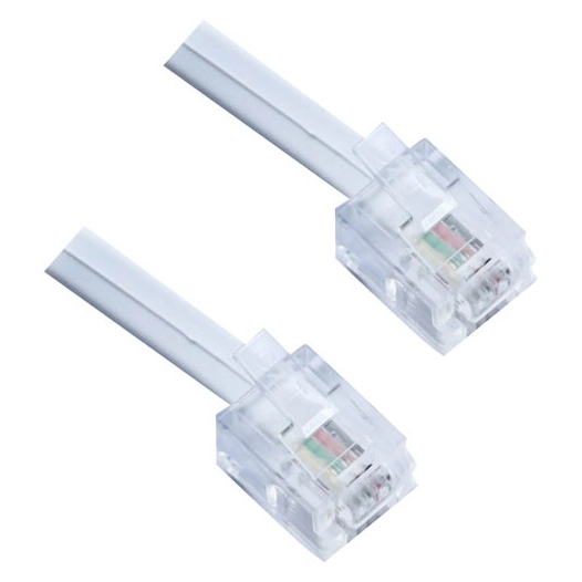 Cordon téléphone RJ11 6p4c 10m bl - PROFILE