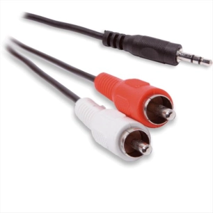 Cordon Jack 3.5mm M / 2 RCA M - 1m50 - ERARD