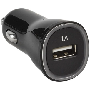 CHARGEUR USB sur Allume-cigare - 5V1A - Noir - ERARD