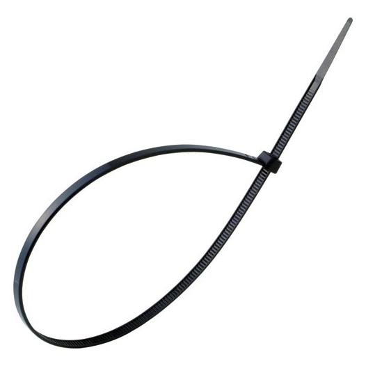 Collier 200x2.5mm noir 100sc - PROFILE