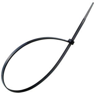 Collier 200x2.5mm noir 100sc - PROFILE