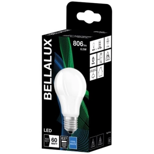 6 Bellalux led dépoli standard e27 8.5w froid - BELLALUX