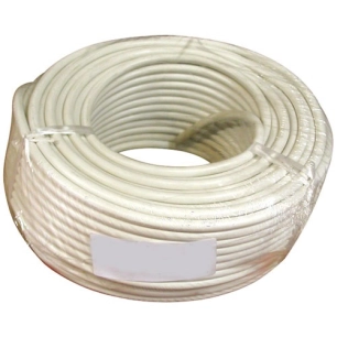 Câble H05VVF 3x1.5 10m blanc couronne - ELECTRALINE