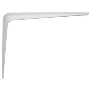 Console emboutie 100x125mm acier blanc - AFBAT