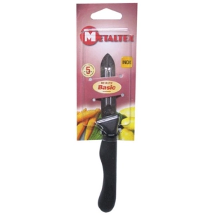 Couteau éplucheur 2 tranchants - METALTEX