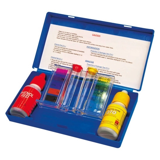 Trousse analyse 2 flacons ph et chlore liquide - BLUE POINT COMPANY