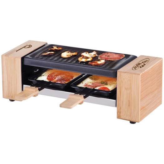 Raclette 2 personnes Bois - Meuuuh...! - 8618 - LITTLE BALANCE