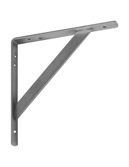 Console renforcée 400x400 40x4mm zingué blanc - AFBAT