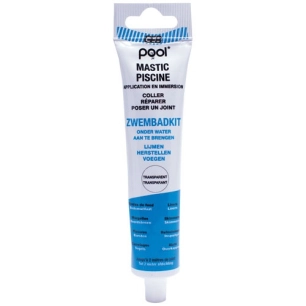 Pool mastic piscine tube 80ml transparent - GEB